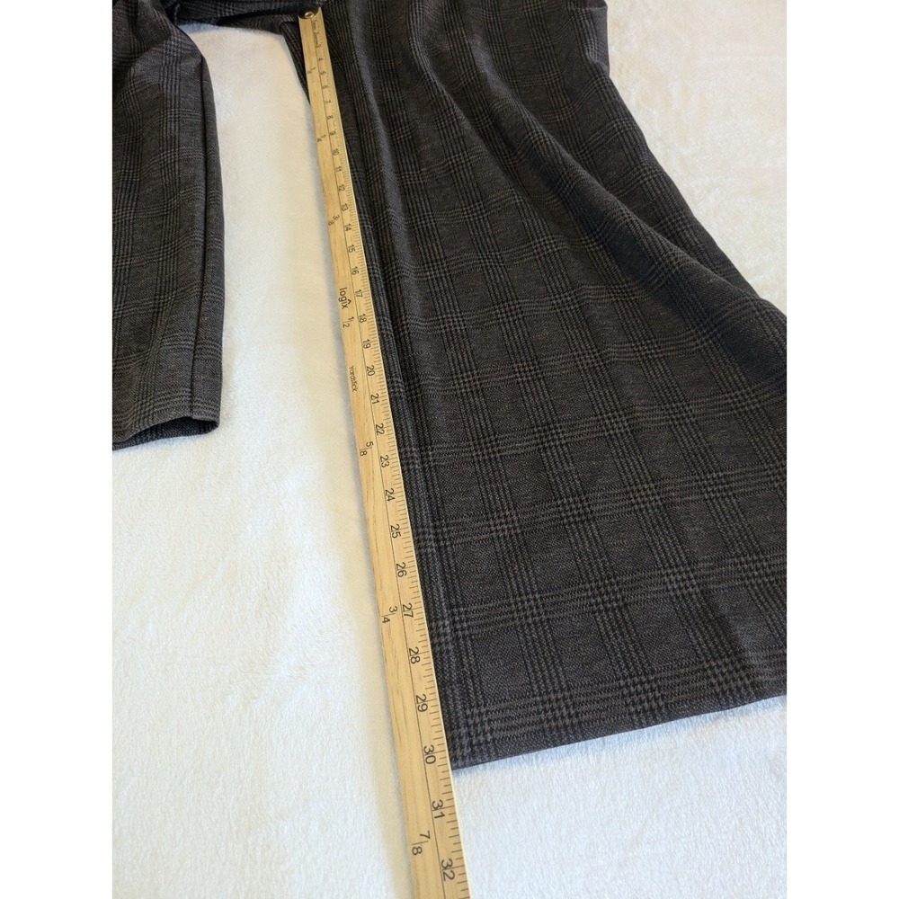 Simply Vera Vera Wang Wide Leg Houndstooth Slacks 16 Dress Pants Brown Black - Picture 8 of 10